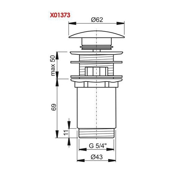 Донный клапан Ravak X01373 - фото 2