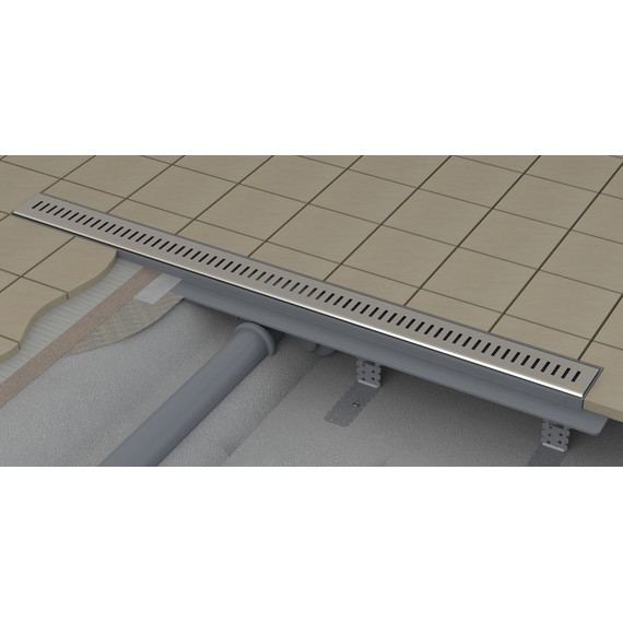 Трап Ravak Zebra 850 X01434, Цвет производителя: нержавеющая сталь/глянец, Размер трапа: 850 - фото 2