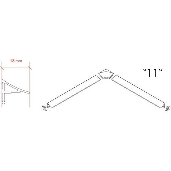 Декоративная планка Ravak 11/1100 XB461100001 - фото, картинка 3 Декоративная планка Ravak 11/1100 XB461100001 - фото 3
