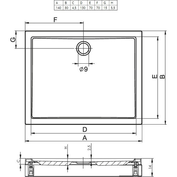 Акриловый поддон Riho Davos 290 140х80 см D002003005 - фото, картинка 2 Акриловый поддон Riho Davos 290 140х80 см D002003005 - фото 2