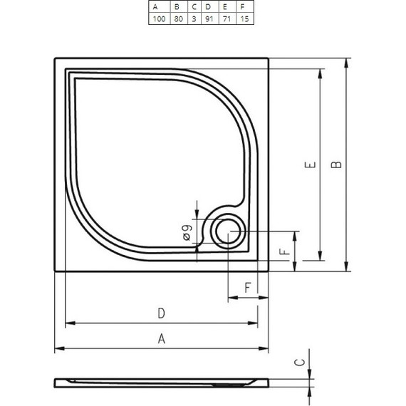 Мраморный поддон Riho Kolping DB31 100х80 см D004006005 - фото, картинка 2 Мраморный поддон Riho Kolping DB31 100х80 см D004006005 - фото 2