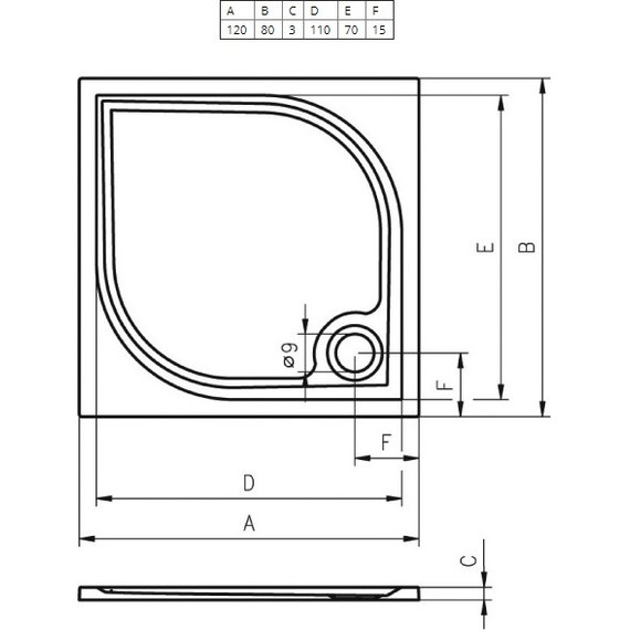 Мраморный поддон Riho Kolping DB33 120х80 см D004008005 - фото, картинка 2 Мраморный поддон Riho Kolping DB33 120х80 см D004008005 - фото 2