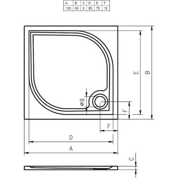 Мраморный поддон Riho Kolping DB32 100х90 см D004007005 - фото, картинка 2 Мраморный поддон Riho Kolping DB32 100х90 см D004007005 - фото 2