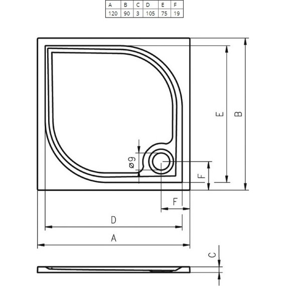 Мраморный поддон Riho Kolping DB34 120х90 см D004009005 - фото, картинка 2 Мраморный поддон Riho Kolping DB34 120х90 см D004009005 - фото 2