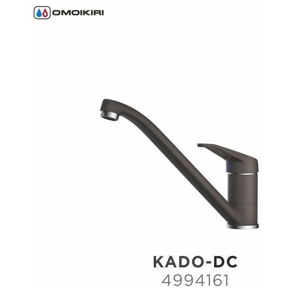 Смеситель для кухни Omoikiri Kado-DC 4994161, хром/темный шоколад - фото 3