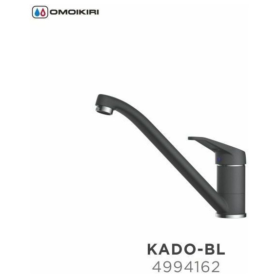 Смеситель для кухни Omoikiri Kado-BL 4994162, хром/черный - фото 4