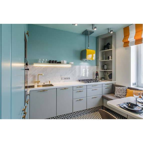 Смеситель для кухни Omoikiri Nagano-PVD-G 4994178, светлое золото - фото 7