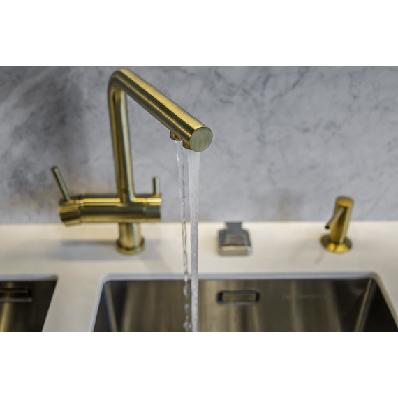 Смеситель для кухни Omoikiri Nagano-PVD-G 4994178, светлое золото - фото 10