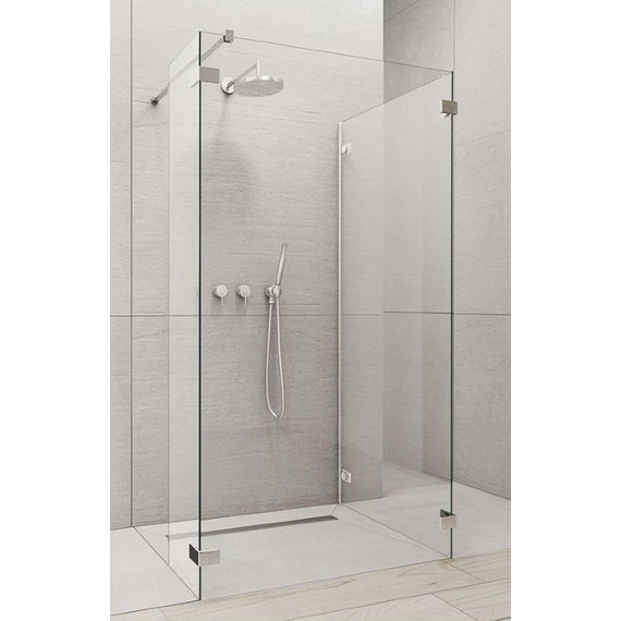 Душевое ограждение Radaway Euphoria Walk-in IV 100х90 см, хром/прозрачное - фото 
