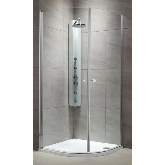 Душевое ограждение Radaway EOS PDD 100х100 см, хром/матовое - фото 