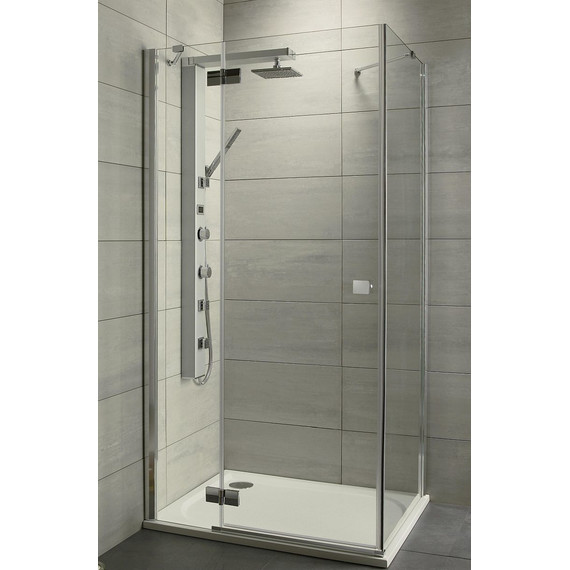 Душевое ограждение Radaway Almatea KDJ L 80х80 см, хром/прозрачное - фото 