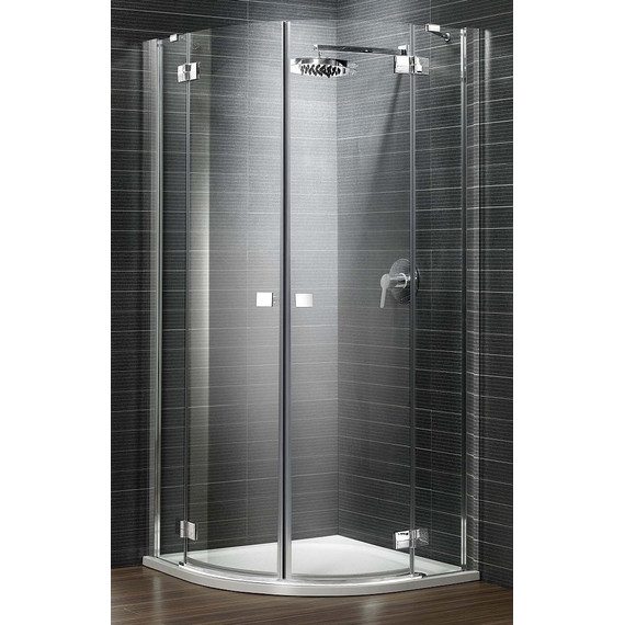 Душевое ограждение Radaway Almatea PDD/E 90х80 см, хром/прозрачное - фото 