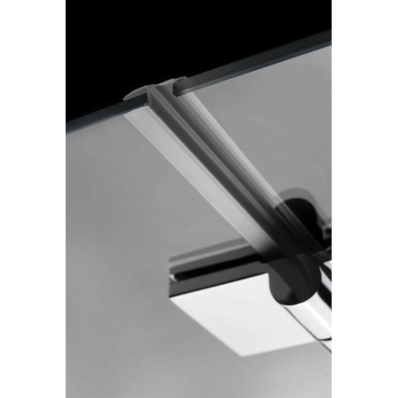 Душевое ограждение Radaway Carena KDJ 100х80 см L/R, хром/коричневое - фото 7