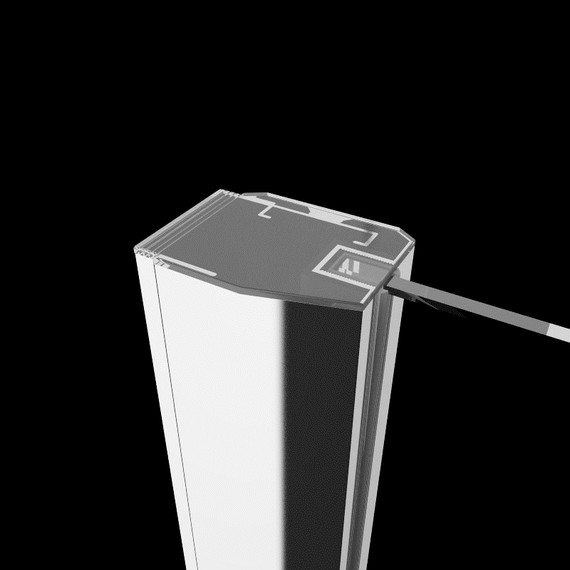 Душевое ограждение Radaway Almatea KDJ L 120х80 см, хром/матовое - фото 10