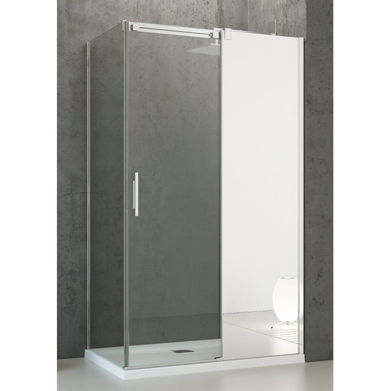 Душевое ограждение Radaway Espera KDJ Mirror 140х100 см L/R, хром/прозрачное/зеркальное - фото, картинка 4 Душевое ограждение Radaway Espera KDJ Mirror 140х100 см L/R, хром/прозрачное/зеркальное - фото 4