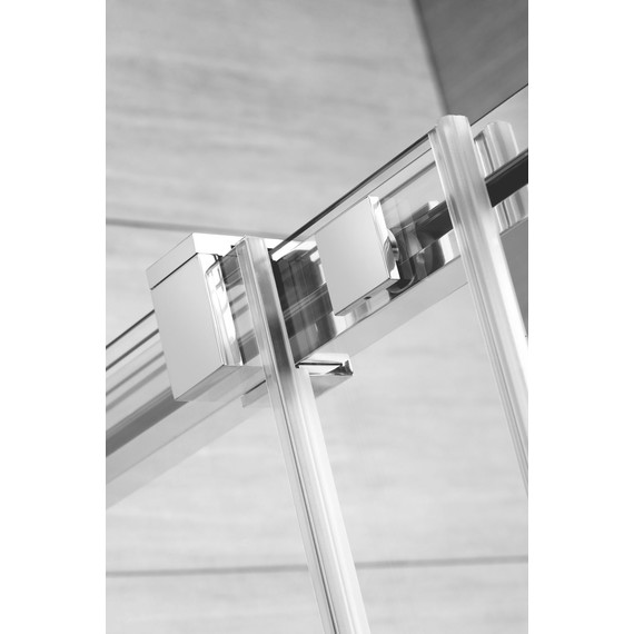 Душевая дверь Radaway Espera DWJ Mirror 140 см L/R, хром/прозрачное/зеркальное - фото 10