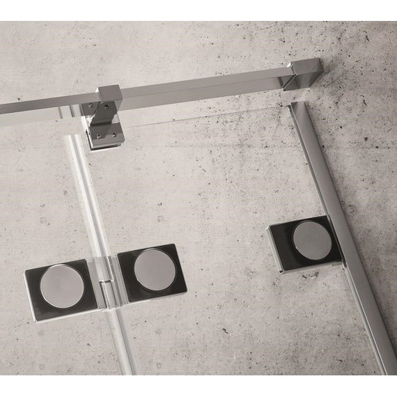 Душевое ограждение Radaway Euphoria PDD 80х80 см, хром/прозрачное - фото 4