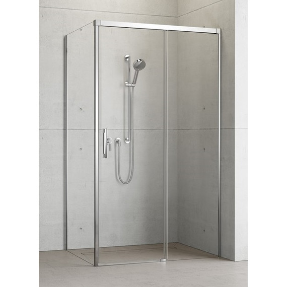 Душевое ограждение Radaway Idea KDJ 140х90 см L/R, хром/прозрачное - фото 4