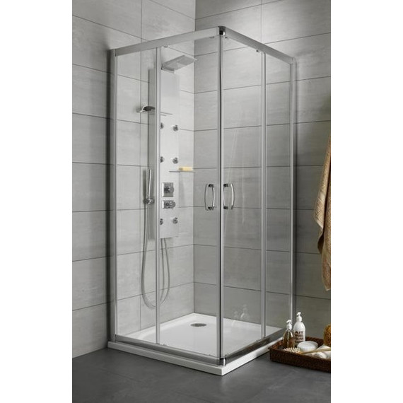 Душевое ограждение Radaway Premium Plus C 90х90х190 см, хром/прозрачное - фото 