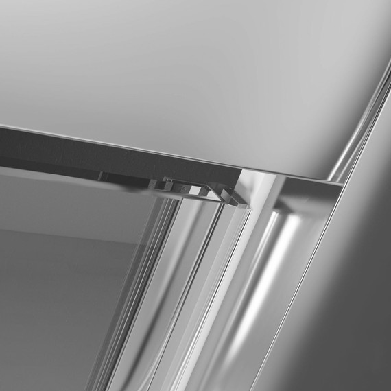 Душевая дверь Radaway Twist DW 90 см, хром/коричневое - фото 8