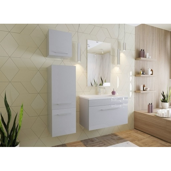 Тумба подвесная с раковиной Эстет Элин 80 см, 1 ящик ФР-00003349 - фото 7