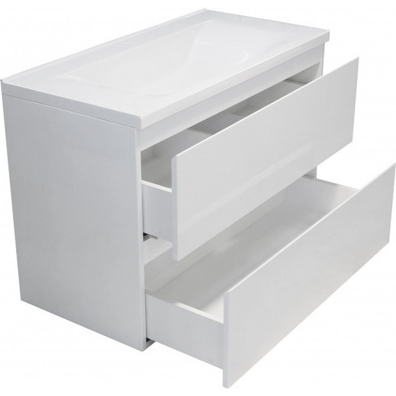 Тумба подвесная с раковиной Эстет Bali 100 см, 2 ящика ФР-00002083 - фото 6