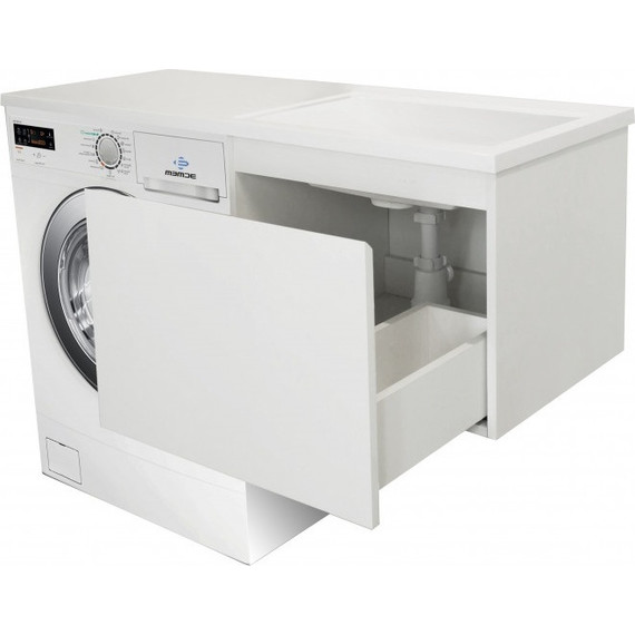 Тумба подвесная с раковиной-столешницей Эстет Dallas Luxe 120 см R, 1 ящик ФР-00001926 - фото, картинка 7 Тумба подвесная с раковиной-столешницей Эстет Dallas Luxe 120 см R, 1 ящик ФР-00001926 - фото 7