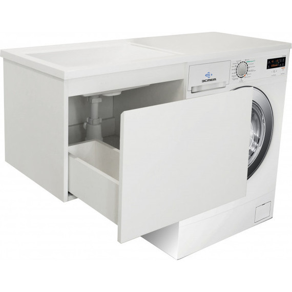 Тумба подвесная с раковиной-столешницей Эстет Dallas Luxe 140 см L, 1 ящик ФР-00002928 - фото 9