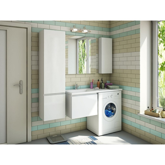 Тумба подвесная с раковиной-столешницей Эстет Dallas Luxe 140 см L, 1 ящик ФР-00002928 - фото 7