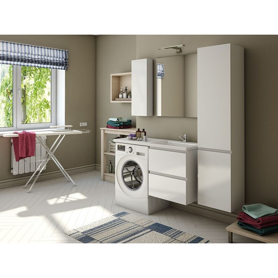 Тумба подвесная с раковиной-столешницей Эстет Dallas Luxe 115 см R, 2 ящика ФР-00002297 - фото, картинка 7 Тумба подвесная с раковиной-столешницей Эстет Dallas Luxe 115 см R, 2 ящика ФР-00002297 - фото 7