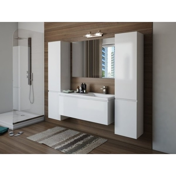 Тумба подвесная с раковиной-столешницей Эстет Dallas Luxe 100 см R, 1 ящик ФР-00002320 - фото 7