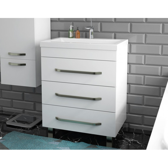 Тумба напольная с раковиной Эстет Monaco 60 см, 3 ящика ФР-00002264 - фото, картинка 5 Тумба напольная с раковиной Эстет Monaco 60 см, 3 ящика ФР-00002264 - фото 5