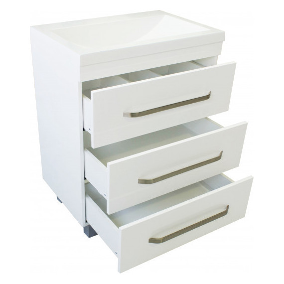 Тумба напольная с раковиной Эстет Monaco 60 см, 3 ящика ФР-00002264 - фото, картинка 8 Тумба напольная с раковиной Эстет Monaco 60 см, 3 ящика ФР-00002264 - фото 8