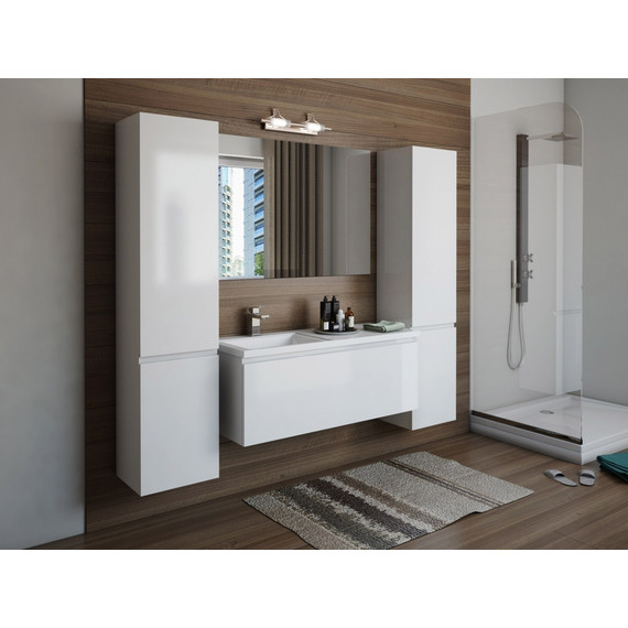 Пенал подвесной Эстет Dallas Luxe 40х175 см, левый ФР-00001948 - фото 6