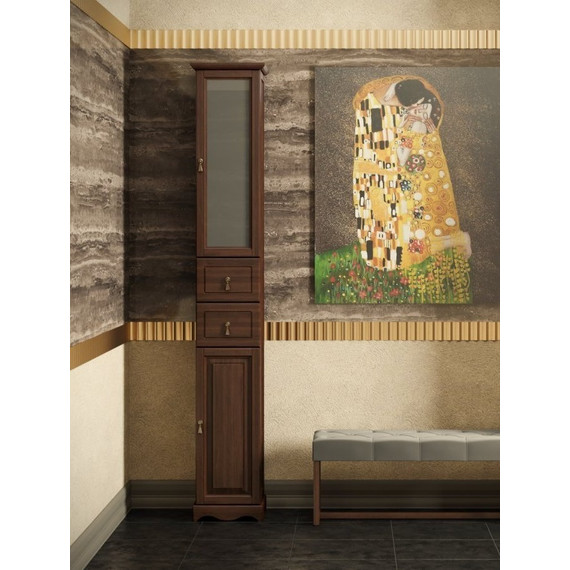 Пенал напольный Opadiris Риспекто 30 правый, орех - фото 3