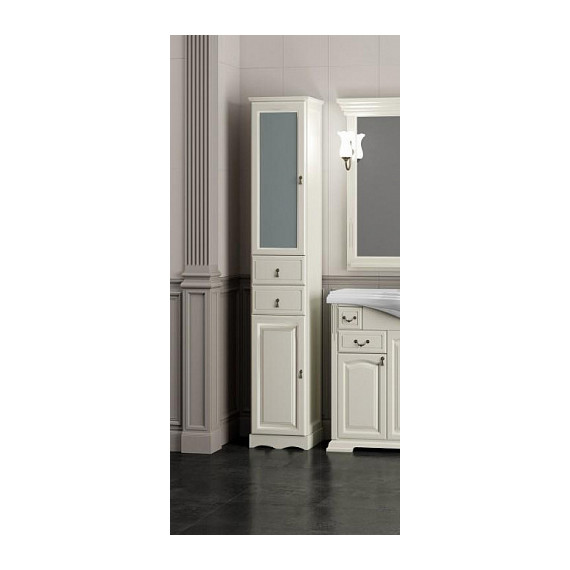 Пенал напольный Opadiris Риспекто 30 левый, слоновая кость - фото 3