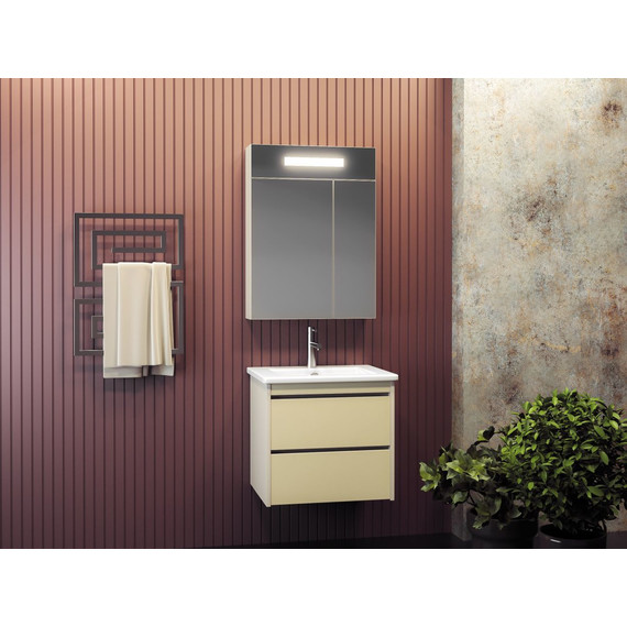 Зеркало-шкаф Smile Фреш 60 см, белый - фото 5