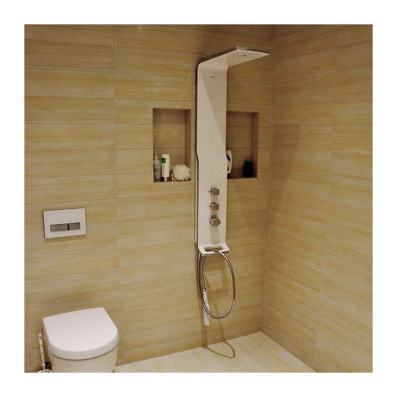 Душевая панель Hansgrohe Raindance Lift 180 2jet 27008400, белый/хром - фото 2