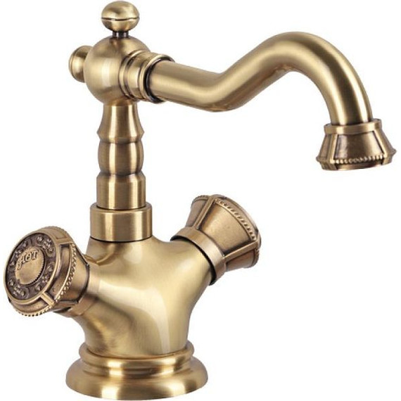 Смеситель для раковины Bronze de Luxe Royal 10218/1, бронза - фото 