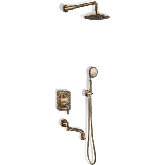 Душевая система для ванны Bronze de Luxe Windsor 10137R, бронза - фото 