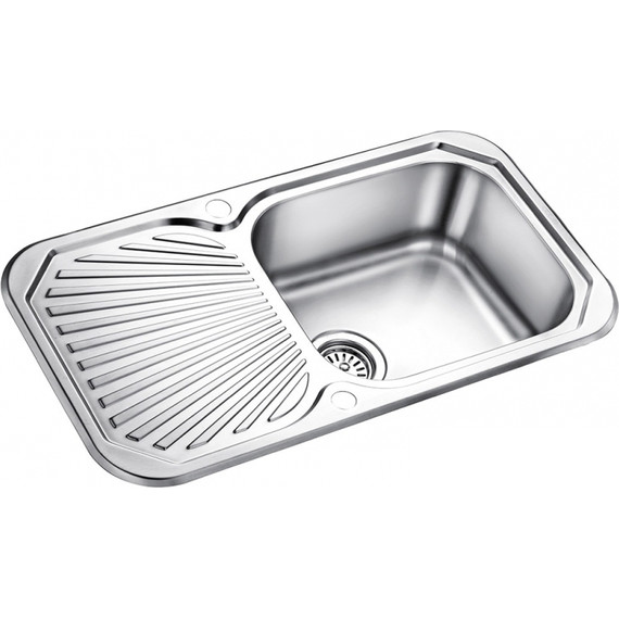 Кухонная мойка Oulin OL-307 1 мм, нержавеющая сталь - фото 5