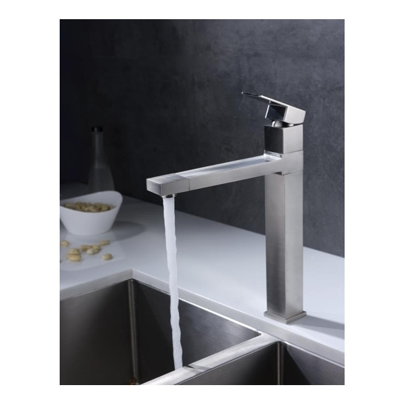 Смеситель для кухни Oulin OL-8015, сатин - фото 4