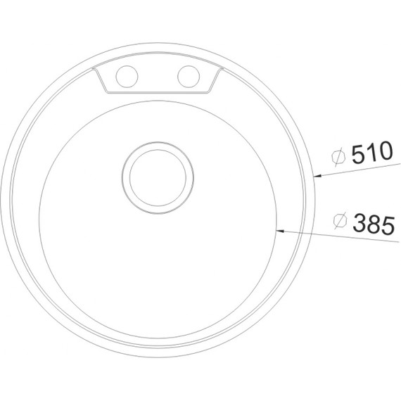 Кухонная мойка Oulin OL-R510 1 мм, нержавеющая сталь - фото 3