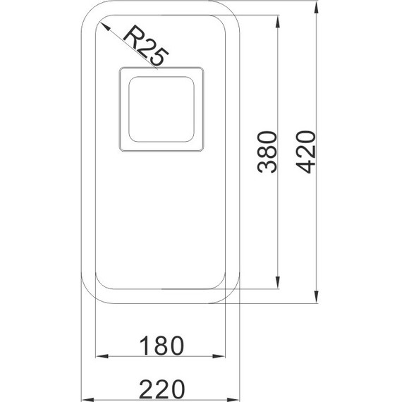 Кухонная мойка Oulin OL-0361 square 1,2 мм, нержавеющая сталь - фото 4