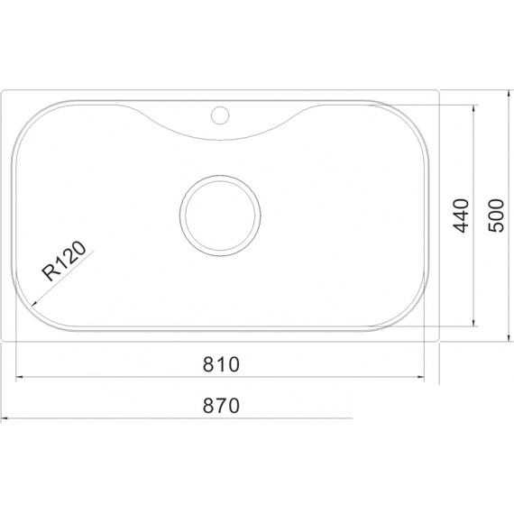 Кухонная мойка Oulin OL-330 1 мм, нержавеющая сталь - фото 6