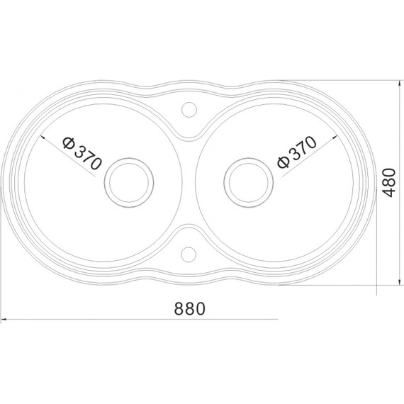 Кухонная мойка Oulin OL-362 1 мм, нержавеющая сталь - фото 4