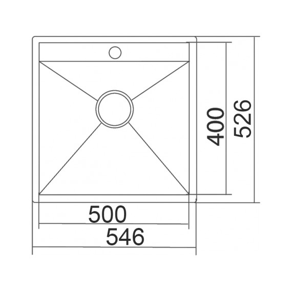 Кухонная мойка Oulin OL-F121X 1,2 мм, нержавеющая сталь - фото 5