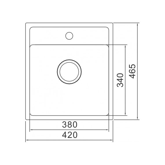 Кухонная мойка Oulin OL-FUR112 1,2 мм, нержавеющая сталь - фото 5