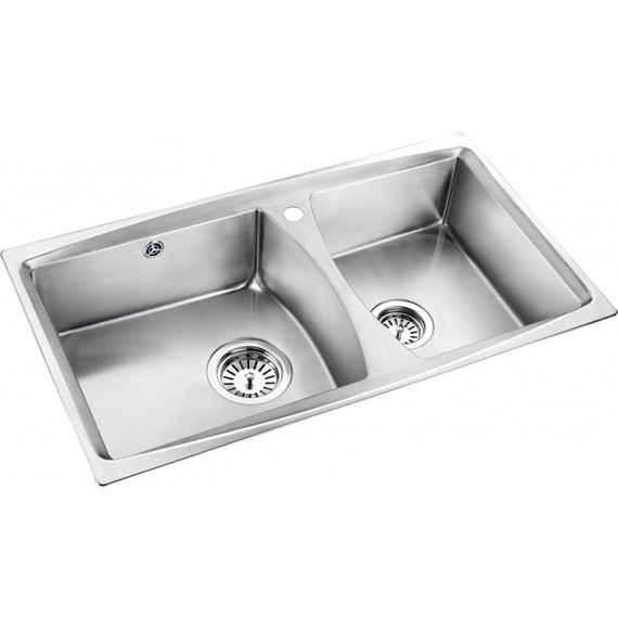 Кухонная мойка Oulin OL-S8203 1,2 мм, нержавеющая сталь - фото 5
