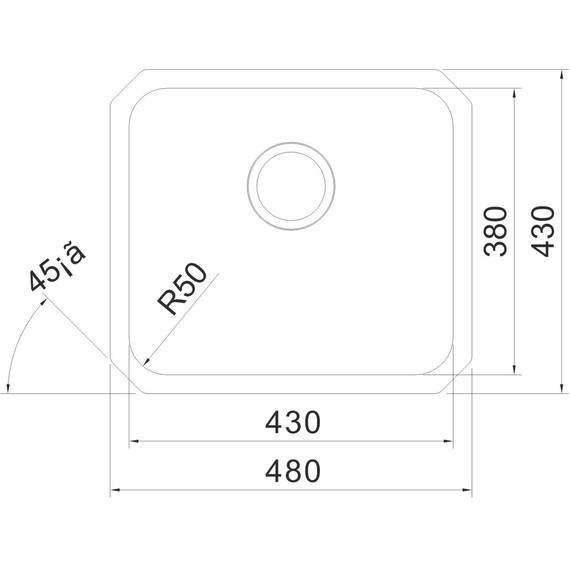 Кухонная мойка Oulin OL-U104 1,2 мм, нержавеющая сталь - фото 5